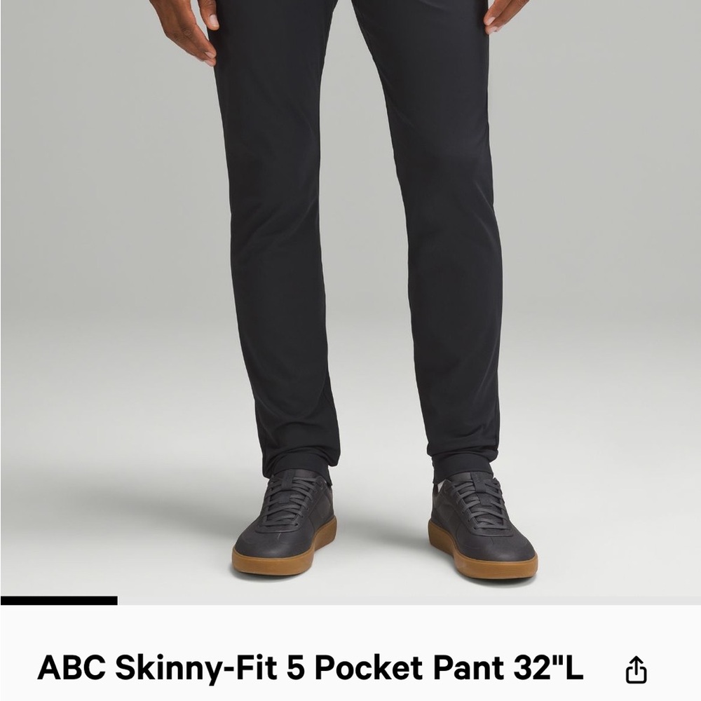 Lulu Lemon ABC Skinny-fit 5 Pocket Pant 32”L